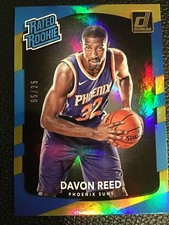 Davon Reed Rated Rookie Donruss No. 169 Gold and Blue Numbered 05/25