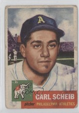 1953 Topps Carl Scheib #57 0e3
