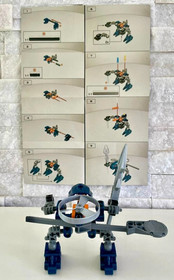 Bionicle Rahaga Set of 6: 4868 , 4869 , 4870 , 4877 , 4878 ,  4879 + 5/6 Posters