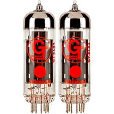 Groove Tubes Gold Series GT-EL84-S Matched Power Tubes Medium 4-7 GT Rating Duet