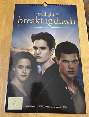 Twilight Breaking Dawn Part 2 16 Month Oversized Wall Calendar 2013