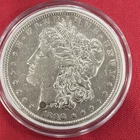 1890 Morgan Silver Dollar $1 San Francisco Circulated 0.9 Fineness Silver