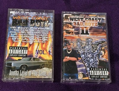 Master P Presents West Coast Bad Boyz Vol. 1 & Vol. 2 Original