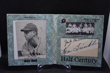 2020 Historic Autographs Ken Trinkle 1947 Tip Top Cut Auto Booklet Giants
