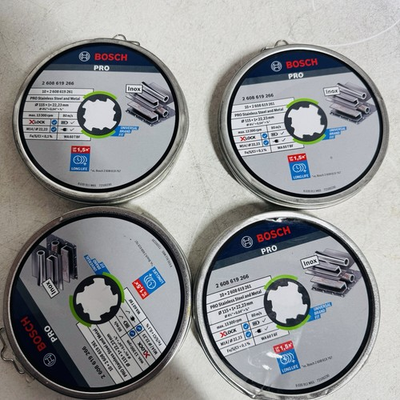 #ad 4X Bosch Professional 2608619266 Pack of 40 Straight Cutting Disc Standard $45.98