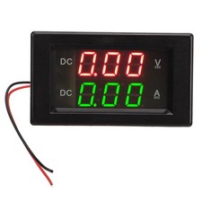 Voltage Current Display Meter YB4835VA Digital Voltmeter Ammeter DC 600V 100A...