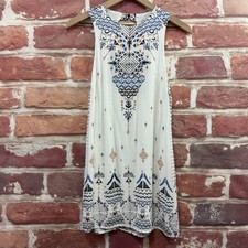 Urban Outfitters Ecote Dress Womens XS Boho Aztec Open Back Casual Sundress