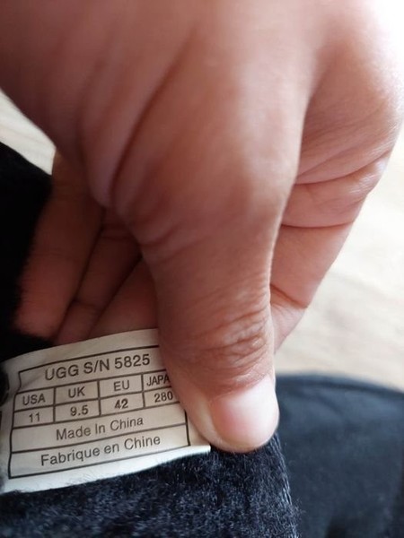 Men Ugg Boots Black Suede 43