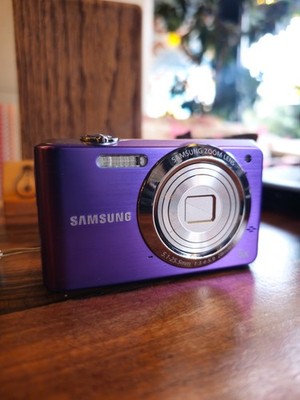 Samsung PL80 12.2MP 5x Optical Zoom   Fully Working, LCD Burn Circle (Purple )