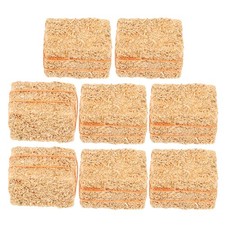 8 Pcs Dollhouse Farm Garden Accessories Mini Hay Bale for Crafts
