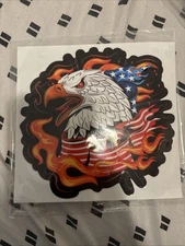 Bald Eagle Sticker America Waterproof USA American Flag Gift NEW
