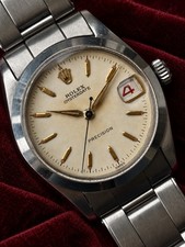 Rolex Oysterdate Precision 6466 – Original Radium Dial - Rare Patina - 1957