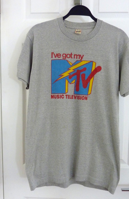 "I've Got My MTV" T-Shirt from the 1980s Size Unisex XL - Rare!