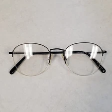 Marchon Super Thin 4 Eyeglass Frame  Black  49 20 140 Halfrim Japan