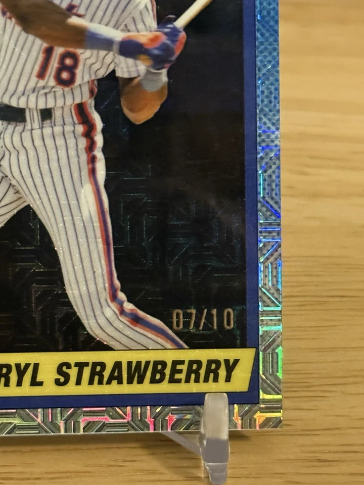 DARRYL FRESA 2025 Topps Cromo 35 Anin. MOJO REFRACTOR NEGRO/10 SSP METS Foto 4 de 4