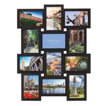 Multi Picture Frame Collage Aperture Photo Frames Holder 12 - 6''x4'' Photos UK