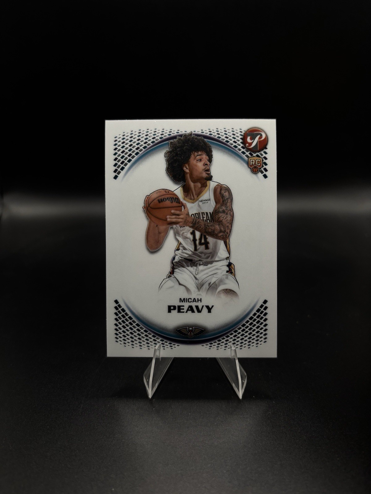 2025-26 Topps Pristine Micah Peavy RC New Orleans Pelicans 