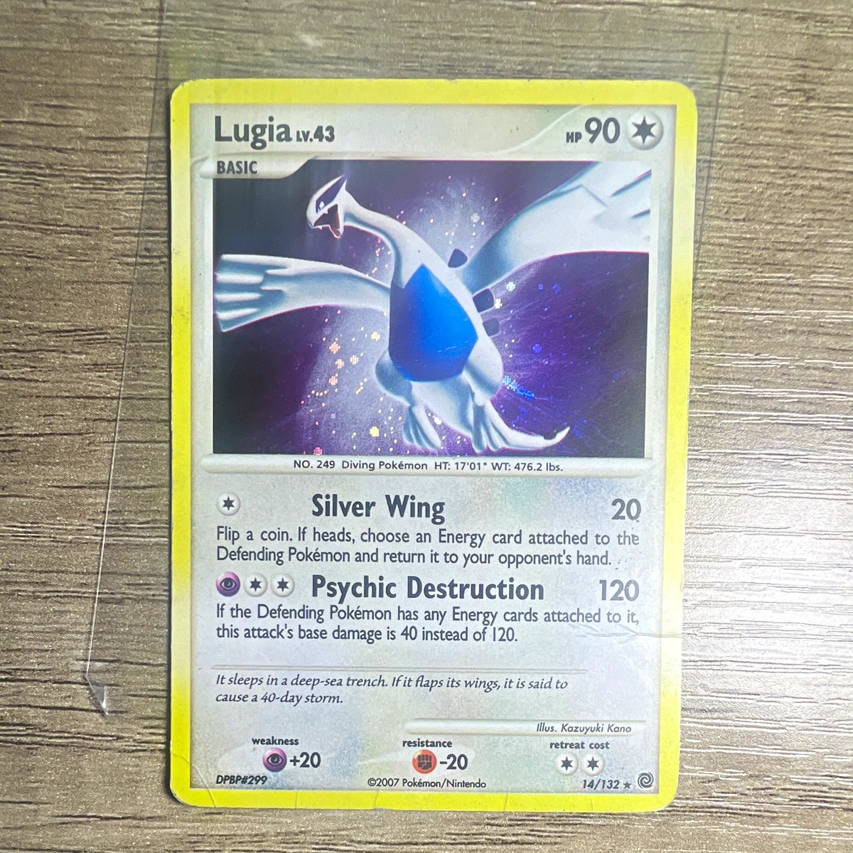 Lugia Pokémon TCG Secret Wonders Individual Collectible Card Game