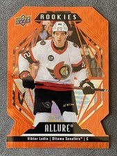 2022-23 VIKTOR LODIN UD Allure - Rookies Orange Slice Die-Cut (RC) #148 Sens