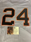 Willie Mays (HOF) Signed Authentic Giants Jersey COA GAI