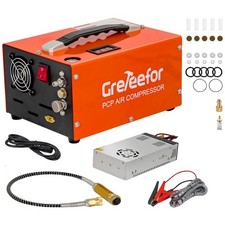 4500 PSI PCP Air Compressor - Dual Power, Portable Safe Design