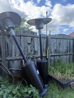 BRAND NEW IN BOX Outdoor Gas Radiant Patio Heater Standing Mushroom Shape BLACK