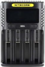 Nitecore Intelligent USB Superb Battery Charger, Four Slot, Black: CHG-NITE-UMS4