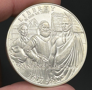 2007 Jamestown Commemorative Silver Dollar US Coin LOW Shipping!!!
