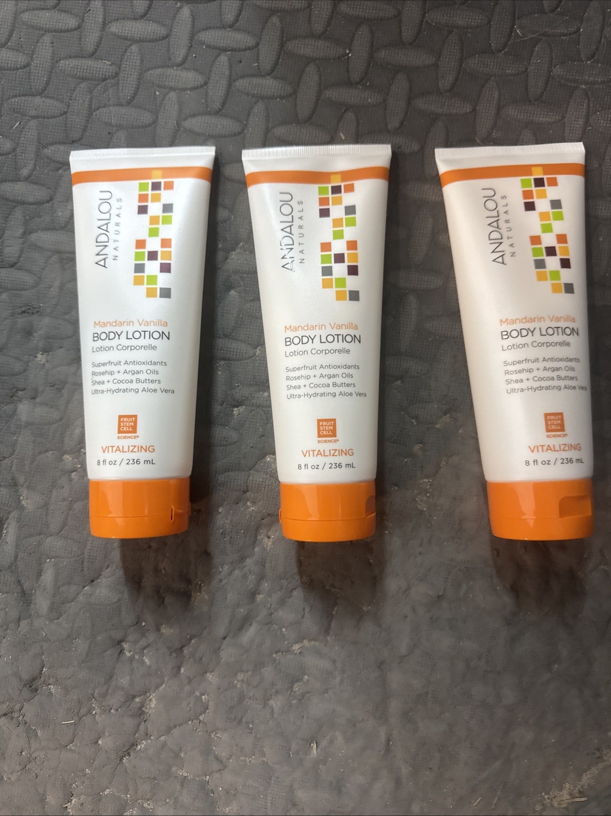 Andalou Naturals Body Lotion Mandarin Vanilla 8oz (Pack of 3