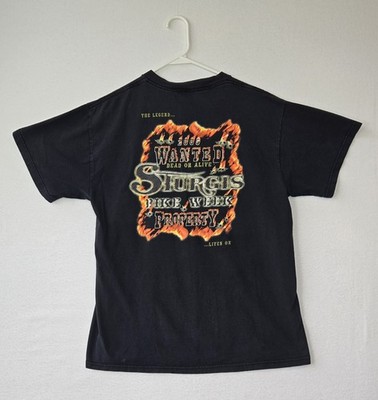 Sturgis Bike Week Shirt Mens Sz Med 2005 Delta Pro Weight Wanted Dead Or Alive 