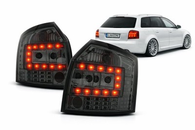 Set Rear Light LED for Audi A4 8E B6 Avant Estate 2001-2003 2004 VT374 Smoke