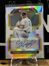 2022 Prizm Draft Picks Thomas Harrington Silver Prizm Autographs #PDP36