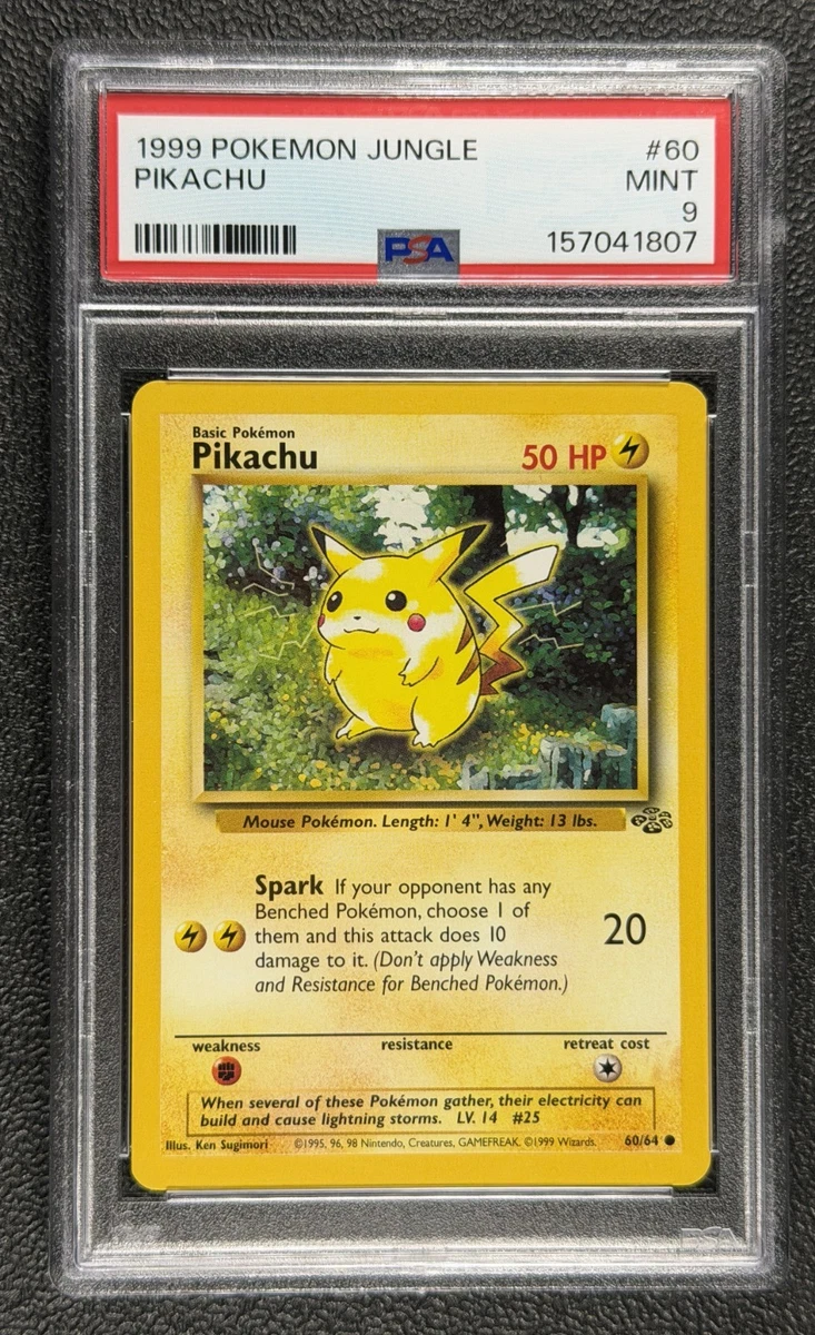 【psa10】ピカチュウ 2000年　ポケモンジャングル 韓国語　【超希少】 Pikachu Pokémon TCG Grade 9 Jungle Individual Collectible Card