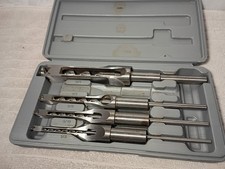 Mortise Bit & Chisel set Vulcan 4 piece Square Holes 1/4 To 3/4 Inch!