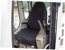 Made in USA - High Back Excavator Seat Cover - 20x28, Heavy Duty Canvas, Jay's