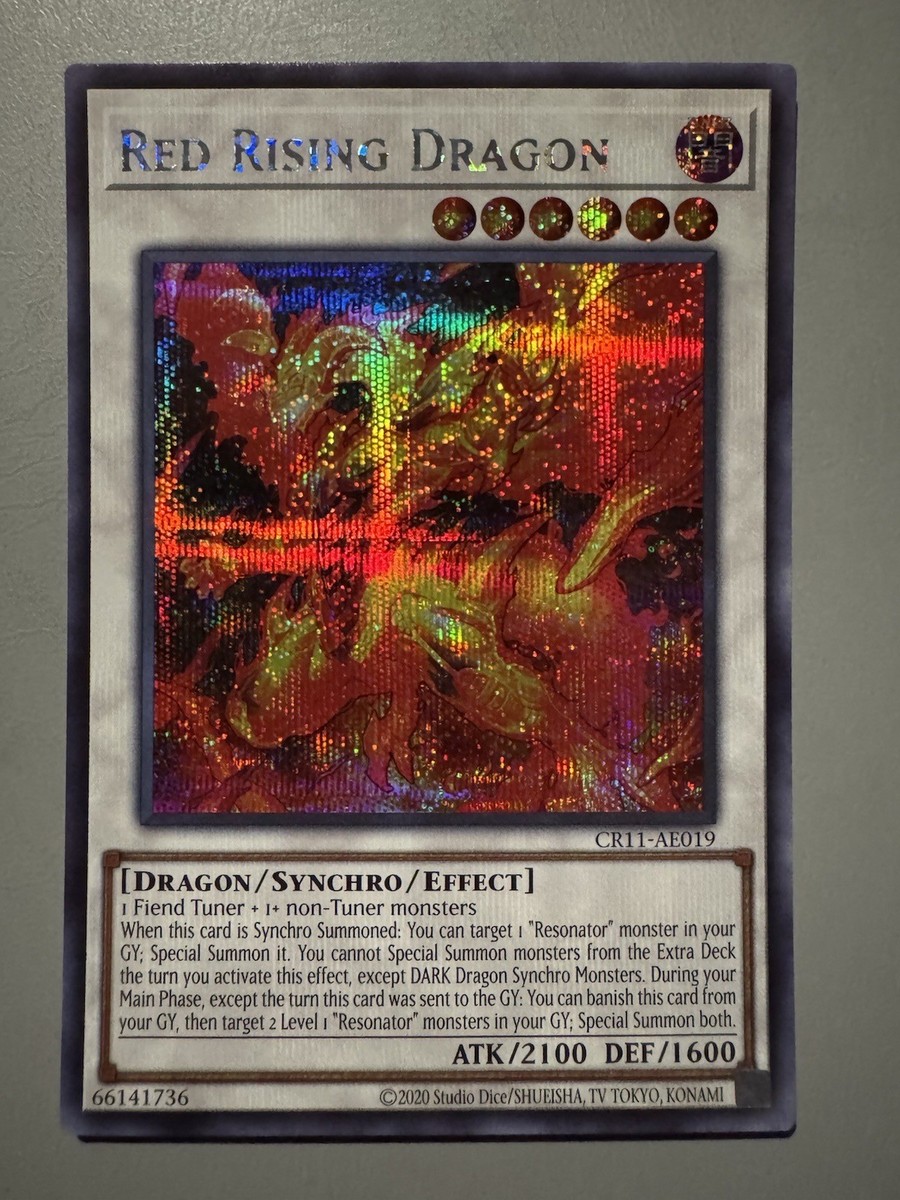 YUGIOH RED RISING DRAGON ASIA ENGLISH EDITION CR11-AE019 SECRET