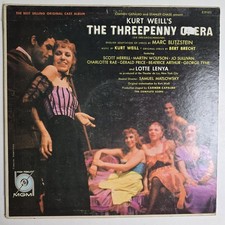 Kurt Weill's The Three Penny Opera MGM Original Cast LP E3121