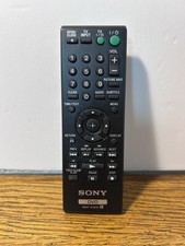 Genuine SONY RMT-D197A DVD Player Remote Control DVP-SR210P SR510H Tested Works