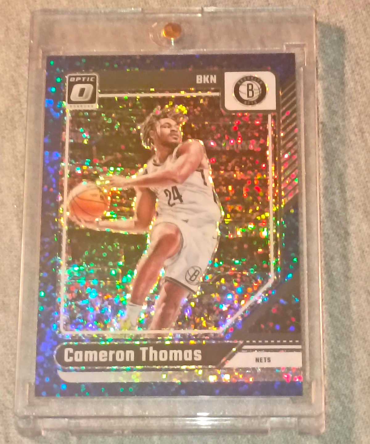 Panini Donruss Optic 2024-25 Cameron Thomas #80 Blue Sparkle /180