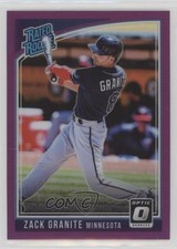 2018 Panini Donruss Optic Rated Rookie Purple Prizm Zack Granite #62 2t9