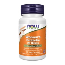 NOW Foods Supplements, Women's Probiotic, 20 50 Count (Pack of 1), Cream