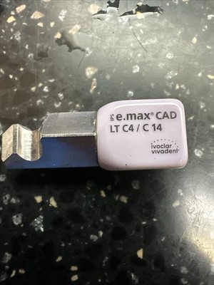 Ivoclar IPS Emax  LT C4  /C 14 FOR E4D Sold Individually Per Block