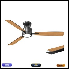Atolit 90071 52 Inch Ceiling Fan with Lights Dimmable Quiet Reversible Motor