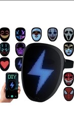 LED Mask With Face Transforming APP Controlled  Programmable Digital LED Light