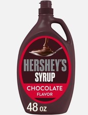 Hershey's Chocolate Flavored Syrup, Bulk Bottle 48 oz