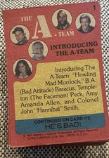 1983 TOPPS A-TEAM CARD SET OF 66 COMPLETE  MINT CONDITION