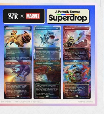 Secret Lair x Marvel: Earth's Mightiest Pets Foil Edition MTG Magic 