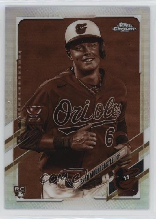 2021 Topps Chrome Sepia Refractor Ryan Mountcastle #63 1qd1