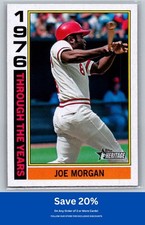 Joe Morgan 2025 Topps Heritage #TTY-1 Through the Years Holographic Reds J54