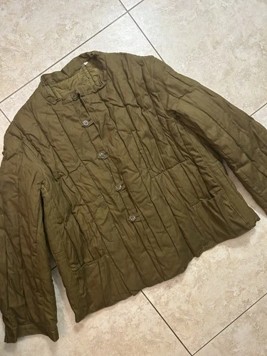 SOVIET Russian Army TELOGREIKA WW2 MILITARY WINTER JACKET FUFAIKA VATNIK 24x28